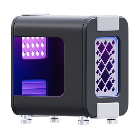 컴퓨터 케이스  3D Icon