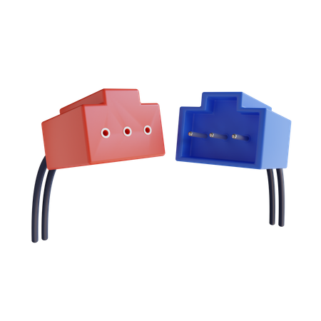 Conector  3D Icon