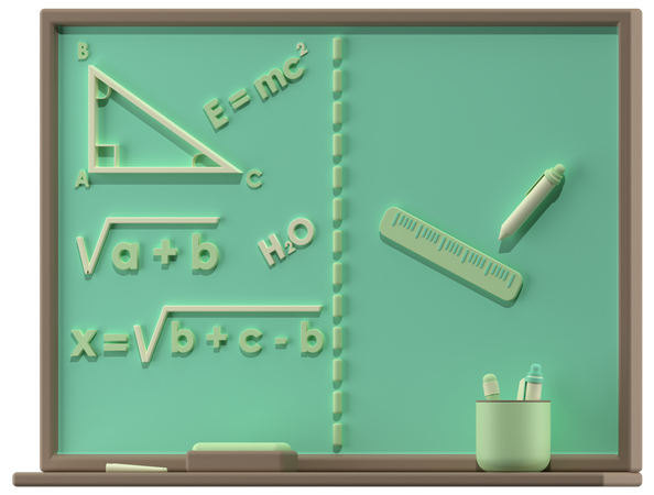 Quadro escolar  3D Icon
