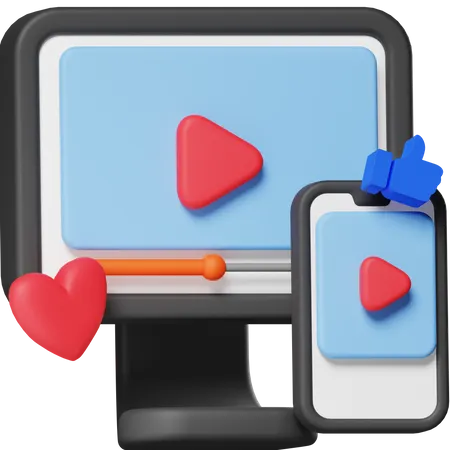 Content  3D Icon