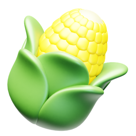 Corn  3D Icon
