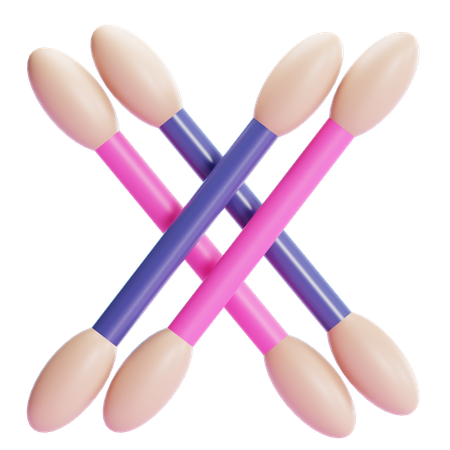 Cotonete  3D Icon