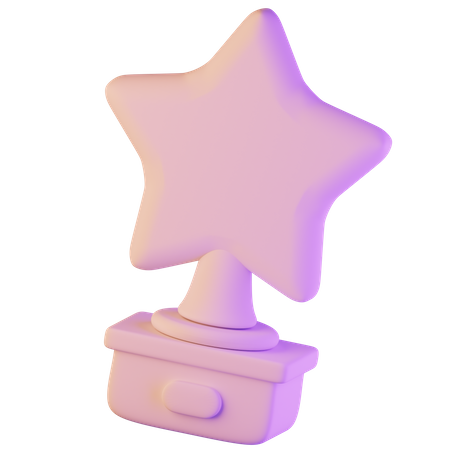 Coupe étoile  3D Icon