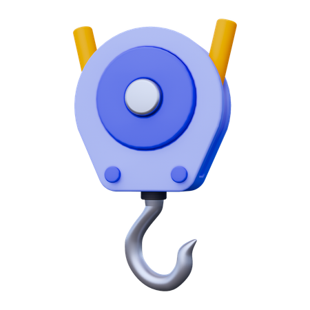 Crane Hook  3D Icon