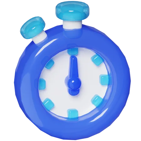 Cronógrafo  3D Icon