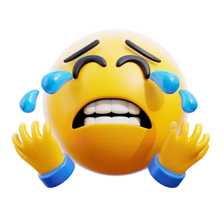 Crying  3D Icon