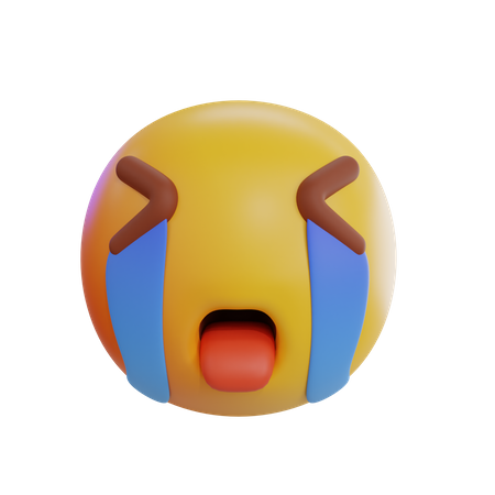 Crying Emoji  3D Icon