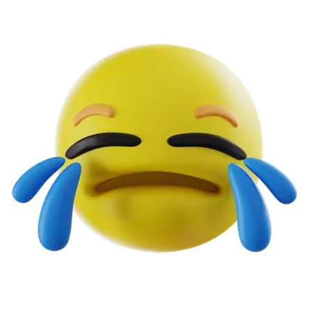 Crying Emoji  3D Icon