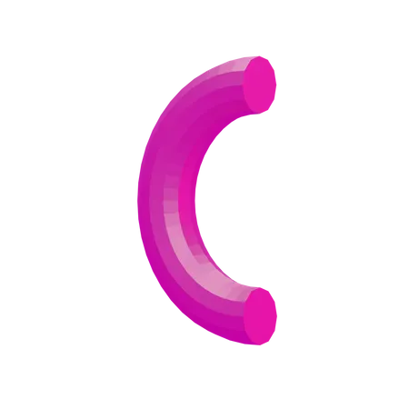 Curva geometria básica  3D Icon