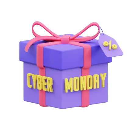 Cyber Monday Gift  3D Icon