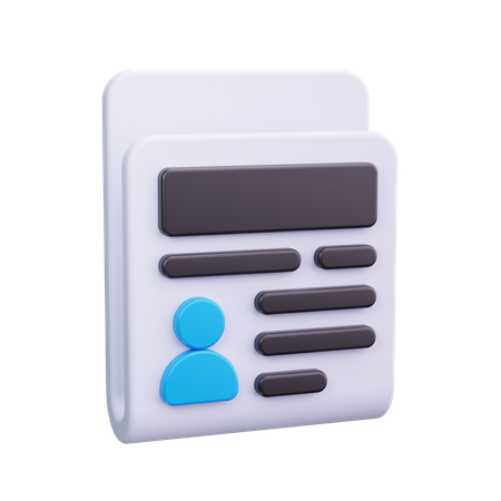 Daily Newspaper  3D Icon