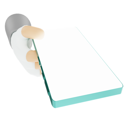 Dê um smartphone  3D Illustration
