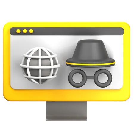 어두운 3D Icon