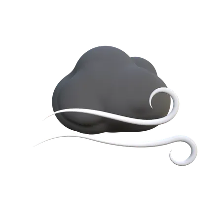 Dark Windy  3D Icon