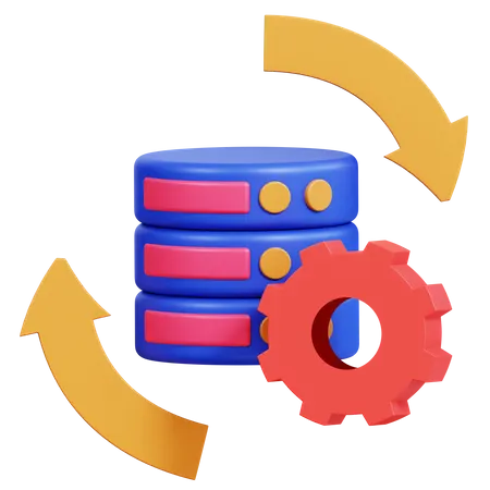 Datenwiederherstellung  3D Icon