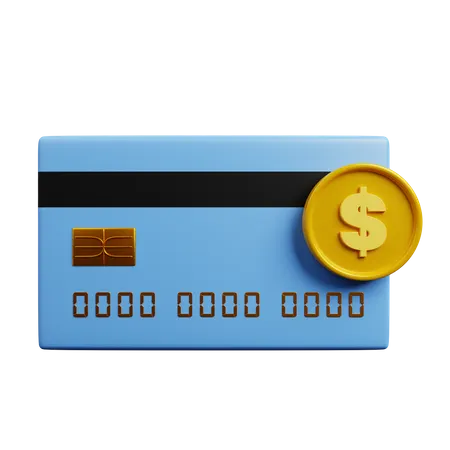 Debit Card  3D Illustration
