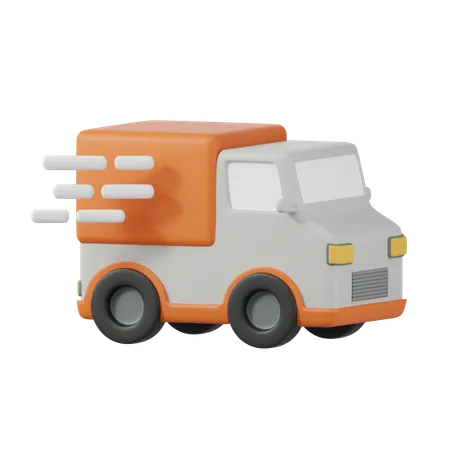 배달 트럭  3D Icon
