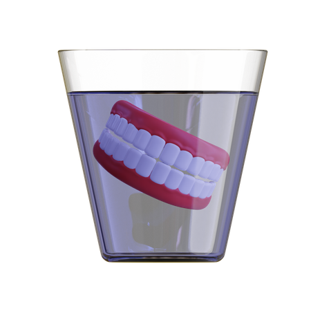 Dentes falsos  3D Icon