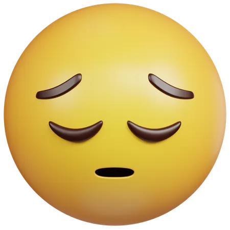 Disappointed Emoji  3D Icon
