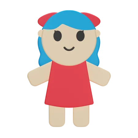 Doll  3D Icon
