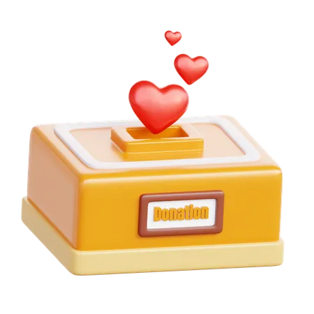 Donation  3D Icon