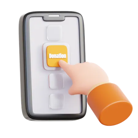 Donation Apps  3D Icon