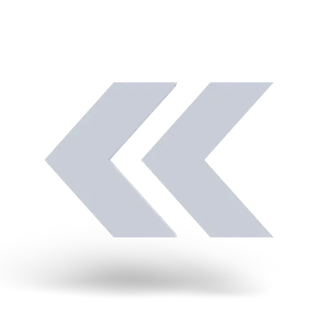 Double chevron  3D Icon