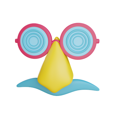 Drôle de tête  3D Illustration