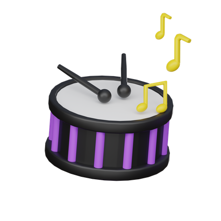 Drum  3D Icon