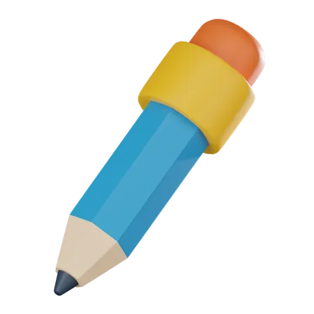 Écrire avec un crayon  3D Icon