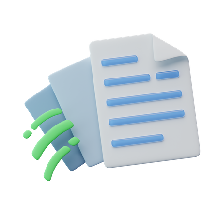 Enviar documento  3D Icon
