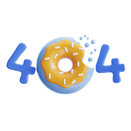 Erro 404  3D Icon