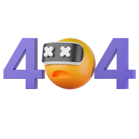 Erro 404  3D Icon