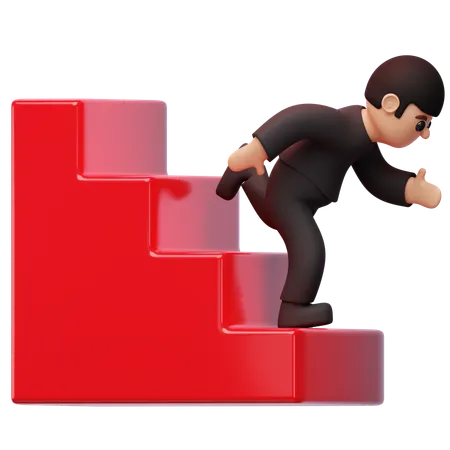 Escadas de emergência  3D Icon