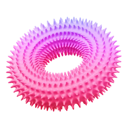 Abstrato espinhoso  3D Icon