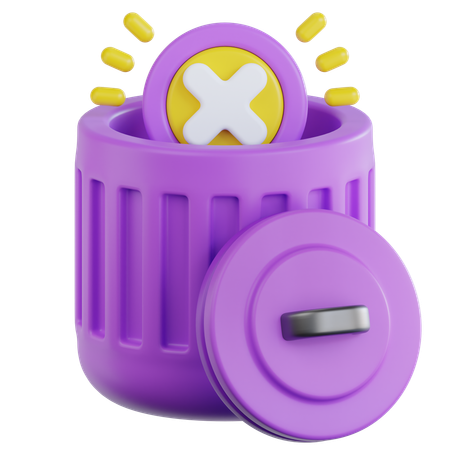 Lixo vazio  3D Icon