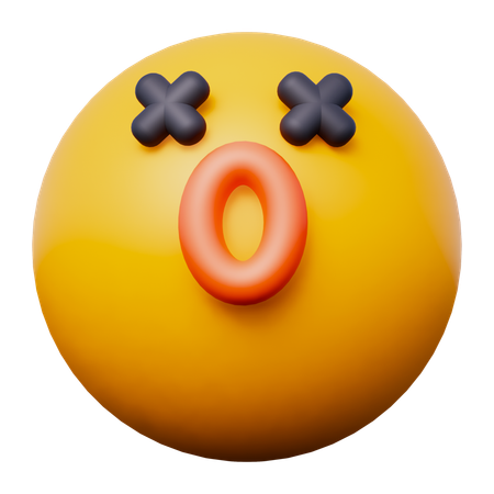Emoji étourdi  3D Icon