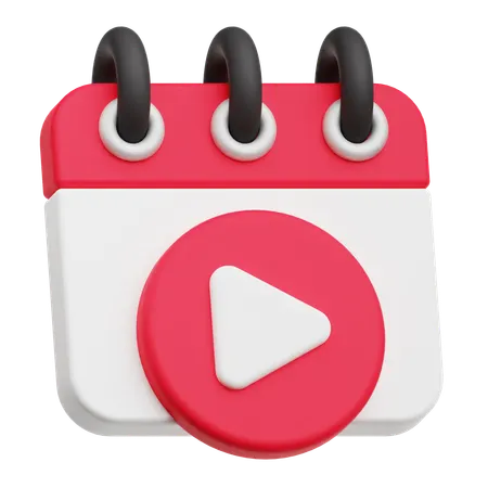Evento de mídia  3D Icon