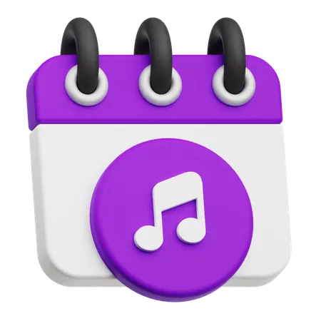 Evento musical  3D Icon