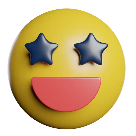 Excited  3D Icon