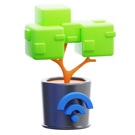 Fazenda Inteligente  3D Icon