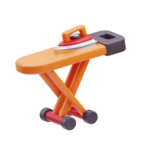 Ferro e tábua de passar  3D Icon