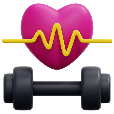 Fitness Gym  3D Icon