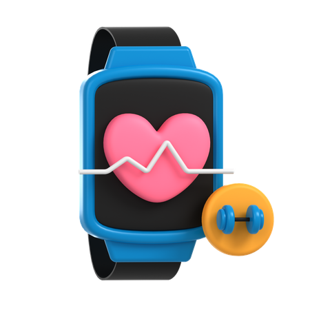 Fitness Tracker  3D Icon