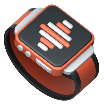 Fitness Watch  3D Icon