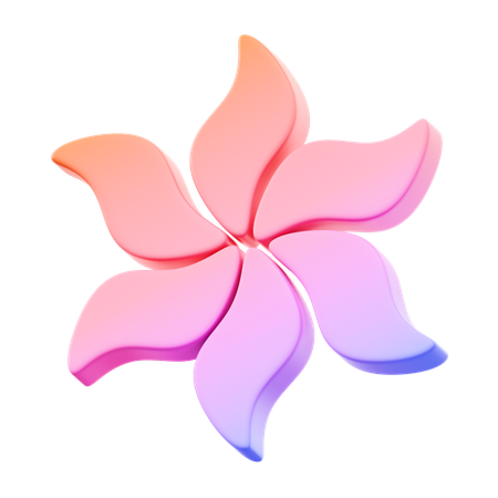 Flor desabrochando  3D Icon