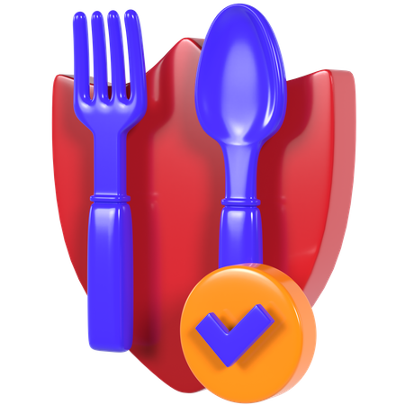 Food Safety  3D Illustration