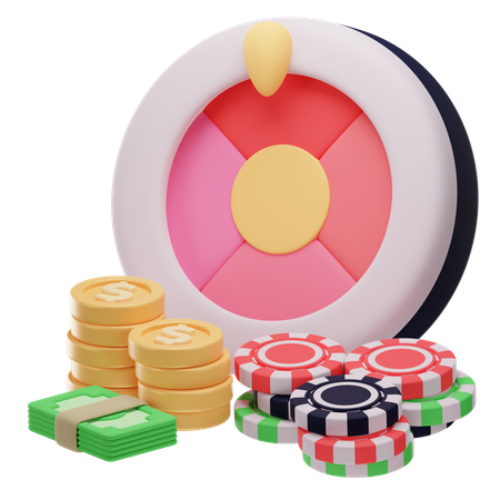 Fortune Wheel  3D Icon