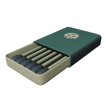 Fósforo de madeira  3D Icon