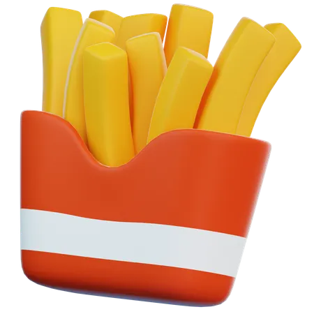 French Fries  3D Icon